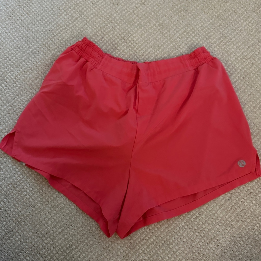 Rhoback Women's Vibrant Coral Athletic Shorts